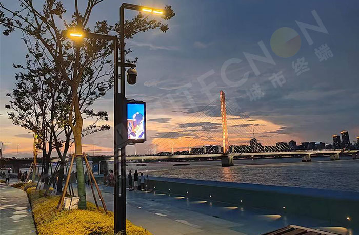 智慧燈桿,LED燈桿屏 智慧燈桿,LED燈桿屏